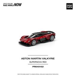 POP RACE MODEL 1/64 ASTON MARTIN VALKYRIE - SUPERNOVA RED