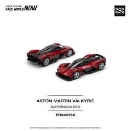 POP RACE MODEL 1/64 ASTON MARTIN VALKYRIE - SUPERNOVA RED