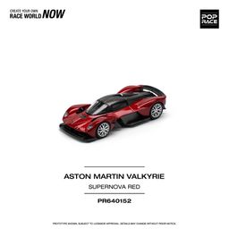 POP RACE MODEL 1/64 ASTON MARTIN VALKYRIE - SUPERNOVA RED