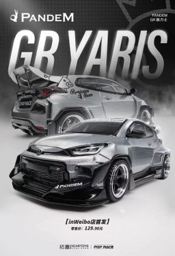 POP RACE MODEL 1/64 XCARTOYS WEIBO EXCLUSIVE