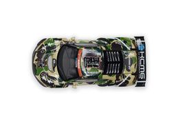 POP RACE MODEL 1/64 HONDA NSX GT3 EVO22 KCMG BATHING APE