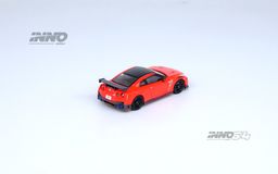 INNO MODEL 1/64 NISSAN GT-R (R35) NISMO - RED WITH BLACK HOOD