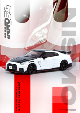 INNO MODEL 1/64 NISSAN GT-R (R35) NISMO - WHITE