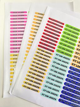 CUSTOM SCHOOL LABELS