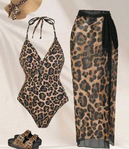 Ladies Plus Size Swimwear and Cover Up Set