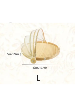 BAMBOO RATTAN TRAY WITH COVER 