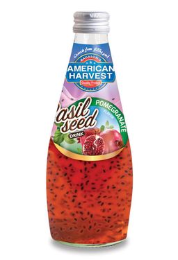 AMERICAN HARVEST BASIL SEED POMEGRANATE 290ML X24 - 20845