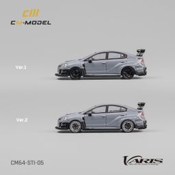 CM MODEL 1/64 Subaru STI Varis Widebody 1.0 - GRAY