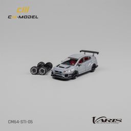 CM MODEL 1/64 Subaru STI Varis Widebody 1.0 - GRAY