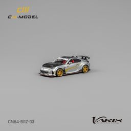 CM MODEL 1/64 SUBARU BRZ Varis ARISING-1 SILVER