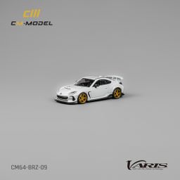 CM MODEL 1/64 Subaru BRZ Varis Widebody - WHITE