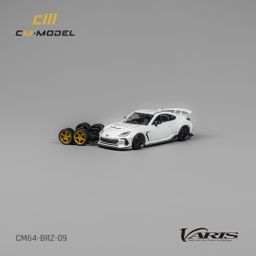 CM MODEL 1/64 Subaru BRZ Varis Widebody - WHITE