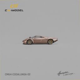 CM MODEL 1/64 PAGANI HUAYRA CODALUNGA - GOLD