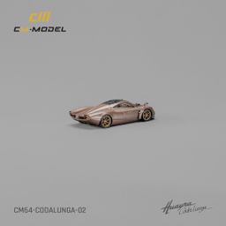 CM MODEL 1/64 PAGANI HUAYRA CODALUNGA - GOLD