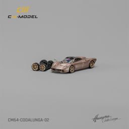 CM MODEL 1/64 PAGANI HUAYRA CODALUNGA - GOLD