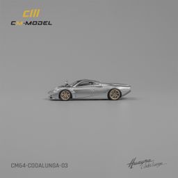 CM MODEL 1/64 PAGANI CODALUNGA - METALLIC SILVER