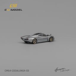 CM MODEL 1/64 PAGANI CODALUNGA - METALLIC SILVER