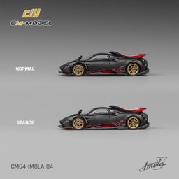 CM MODEL 1/64 PAGANI IMOLA - FULL DRY CARBON (RED WING)