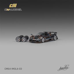 CM MODEL 1/64 PAGANI IMOLA - METALLIC GRAY