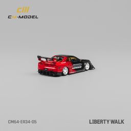 CM MODEL 1/64 NISSAN LBWK ER34 - ADVAN