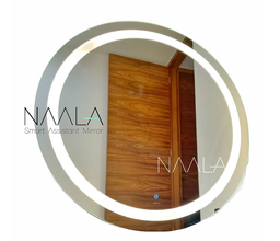 Espejo Allegro Circular con luz led touch 120cm