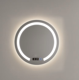 Espejo Bluetooth Con Luz Led Touch Bocinas 80 Cm Diametro