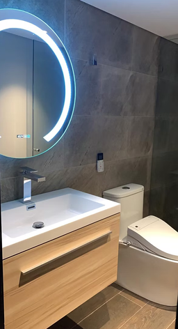 Espejo Bluetooth Con Luz Led Touch Bocinas 80 Cm Diametro