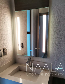 Espejo con luz led touch LUMIN 80x60cm