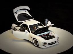 PGM MODEL 1/64 MAZDA RX7 - WHITE