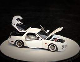 PGM MODEL 1/64 MAZDA RX7 - WHITE