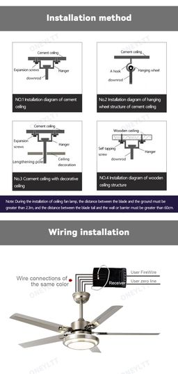 Kipas Angin Ceiling Plafon Gantung Sejuk Merata Serasa AC Dengan Lampu Tiga Warna Remote Control Stainless Premium Modern Garansi 1 Tahun