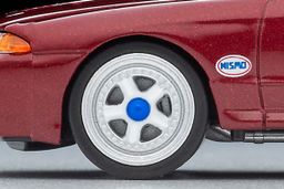 TLVN MODEL 1/64 NISSAN SKYLINE GT-R R32 GROUP A PLAIN COLOR VERSION RED