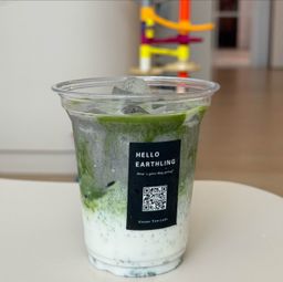 Black Sesame Matcha Latte-Cold