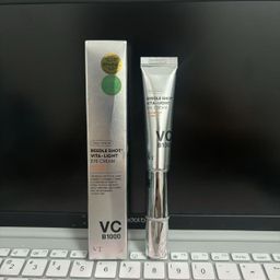 VT Dezone Vibrating Eye Cream with Massage Head, Dark Circle Treatment, Fine Line Improvement, Firming and Elasticity for the Eye Area 15ml