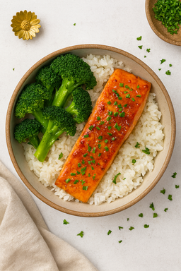 Pečeni Losos u umaku od meda i senfa