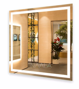 Espejo Allegro 100x100 cm con Luz Led touch