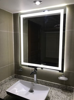 Espejo Allegro 100x100 cm con Luz Led touch