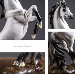 Patung Kuda Dekorasi FengShui Simbol Pembawa Kesuksesan
