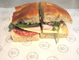 Ham, Salami, Pesto, Mozzarella & Rocket 