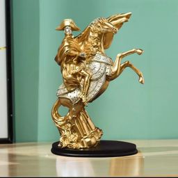 Dekorasi Pajangan Patung Kuda Pahlawan Kesatria Napoleon Bonaparte Keberanian Kegigihan Kesuksesan