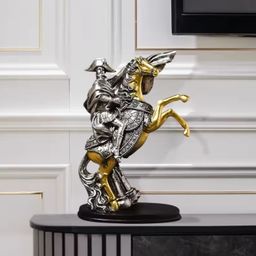 Dekorasi Pajangan Patung Kuda Pahlawan Kesatria Napoleon Bonaparte Keberanian Kegigihan Kesuksesan