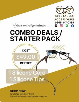 1 Silicone Cord + 1 Pair Silicone Tips