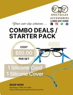 1 Silicone Cord + 1 Pair Silicone Cover