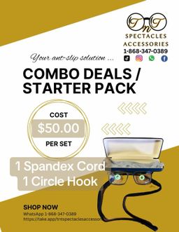 1 Spandex Cord + 1 Pair Circle Hook