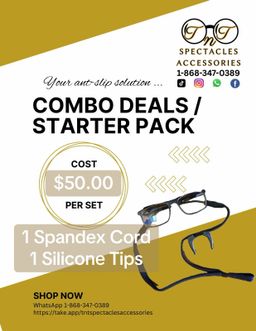 1 Spandex Cord + 1 Pair Silicone Tips