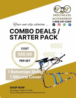 1 Bohemian String + 1 Pair Silicone Cover