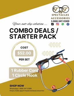 1 Rubber Cord + 1 Pair Circle hook