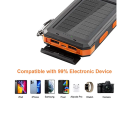 Solar Power Bank (10000 mAh) – Charge Anywhere, Anytime 