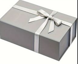 Large Gift Box w/ Magnetic Closure - 13 x 10 x 5 inches (Gray)
