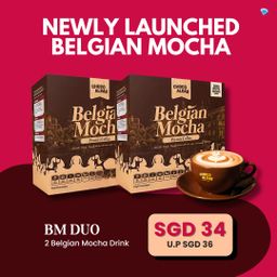 ChocoAlbab - Belgian Mocha Premix Drink (25gm/20sachets/box)